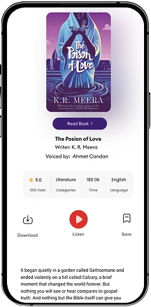 E-book reader mobile application screen