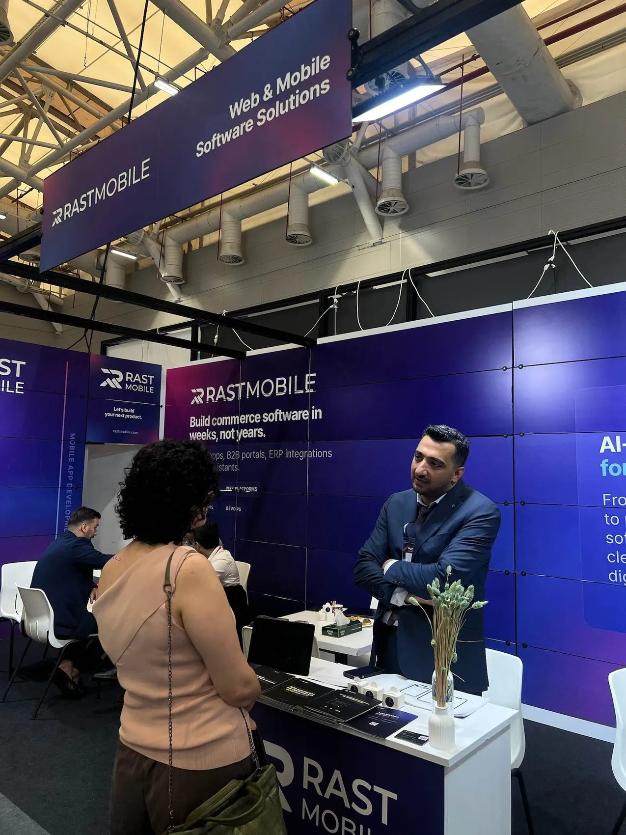 Rast Mobile team working together and attending events