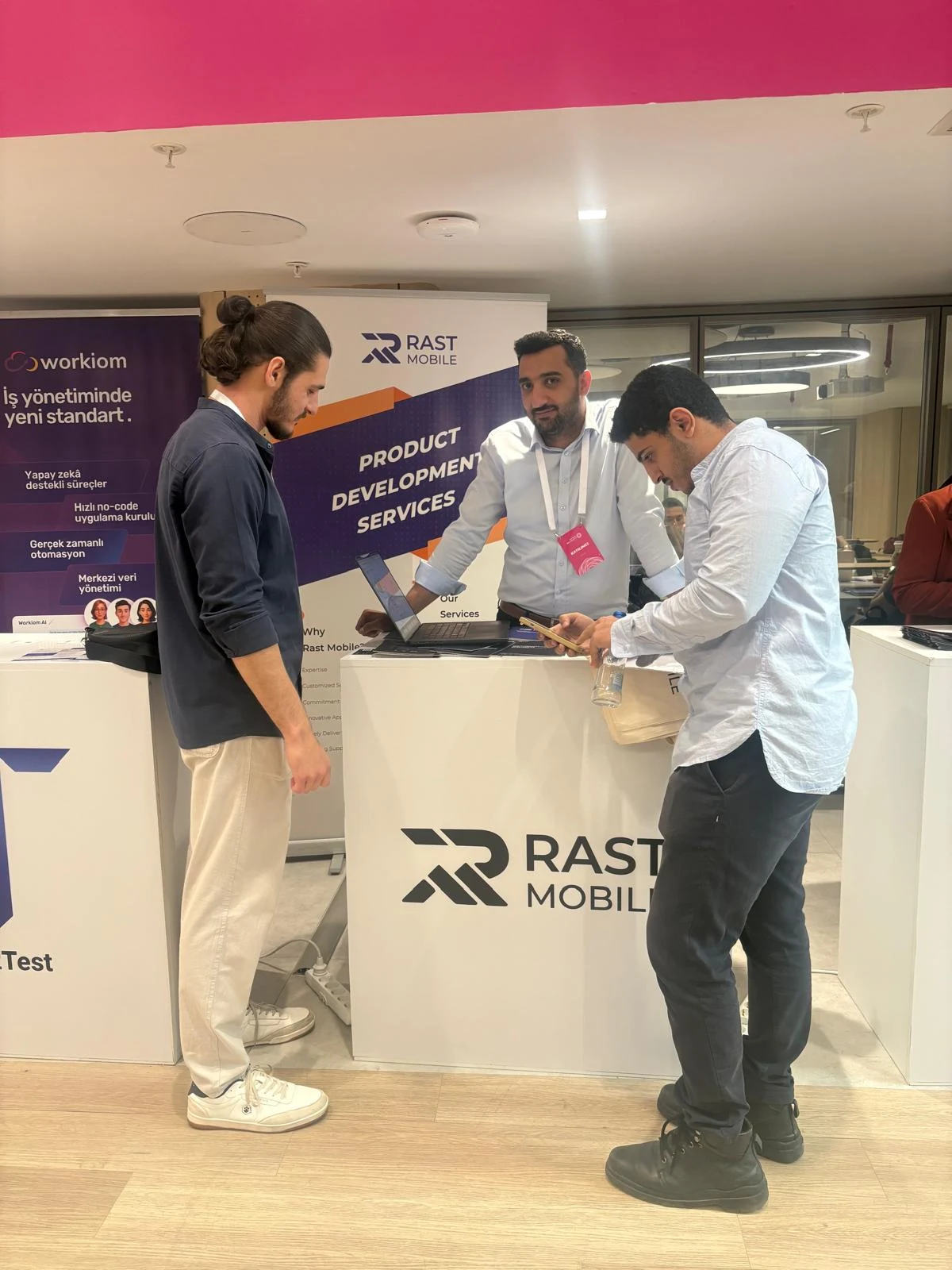 Rast Mobile team working together and attending events