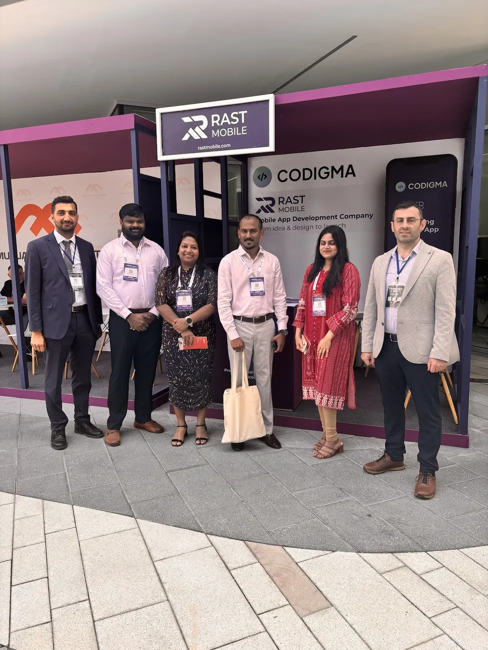 Rast Mobile team working together and attending events
