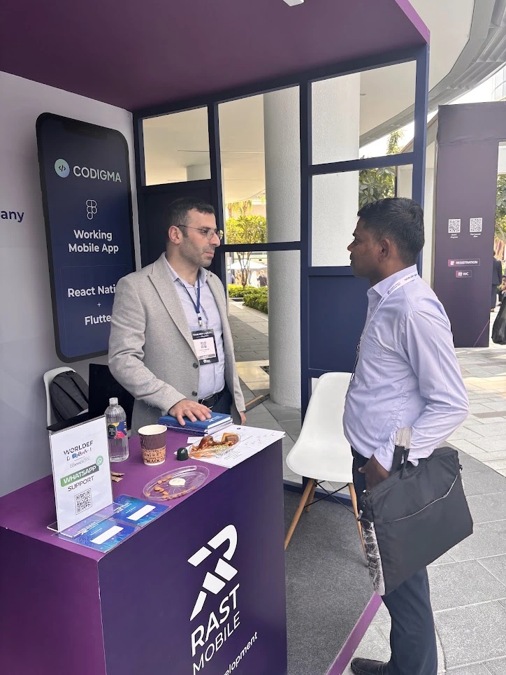 Rast Mobile team working together and attending events