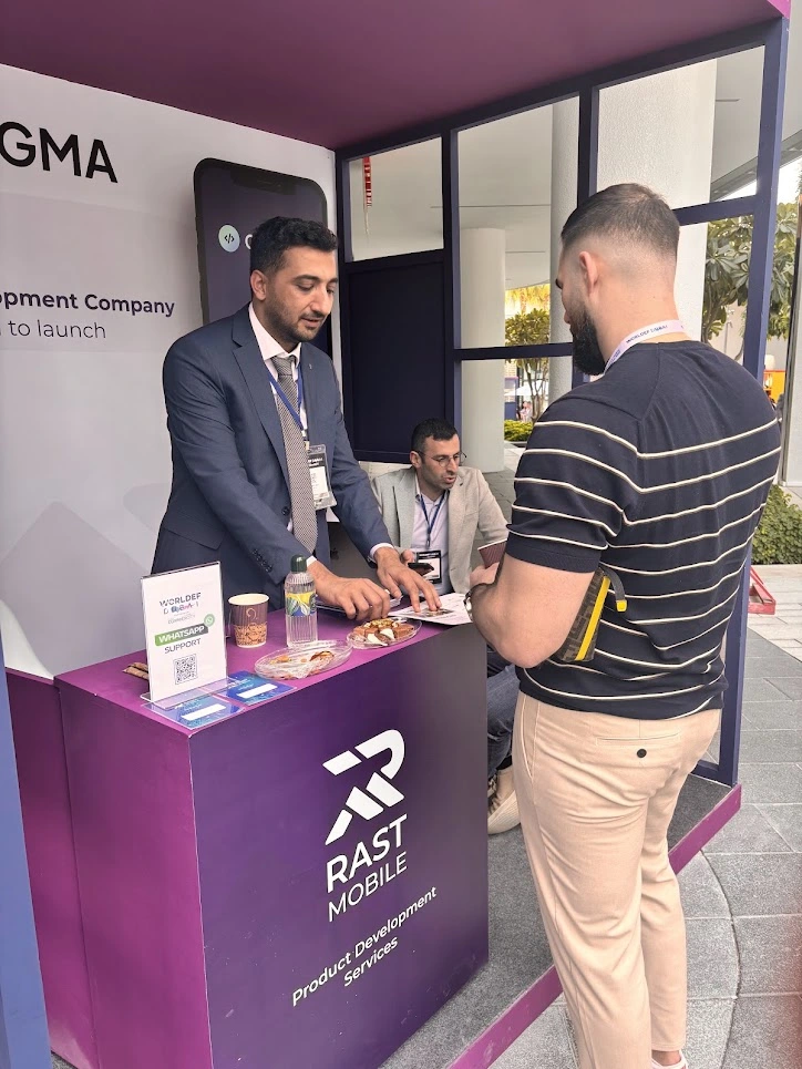 Rast Mobile team working together and attending events