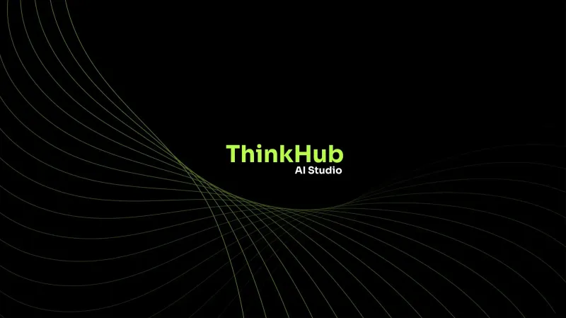 ThinkHub AI Studio natural-language business data query interface